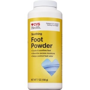 slide 1 of 1, CVS Health Soothing Foot Powder, 7 oz; 198 gram