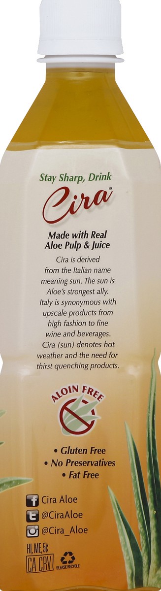 slide 3 of 4, Cira Aloe Drink Mango - 16.9 Fl. Oz., 