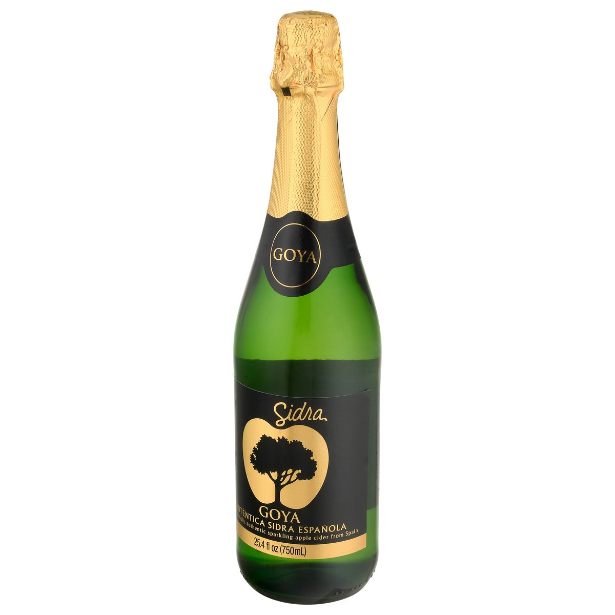 slide 3 of 4, Goya Non-Alcoholic Authentic Sparkling Apple Cider 25.4 fl oz, 25.4 fl oz