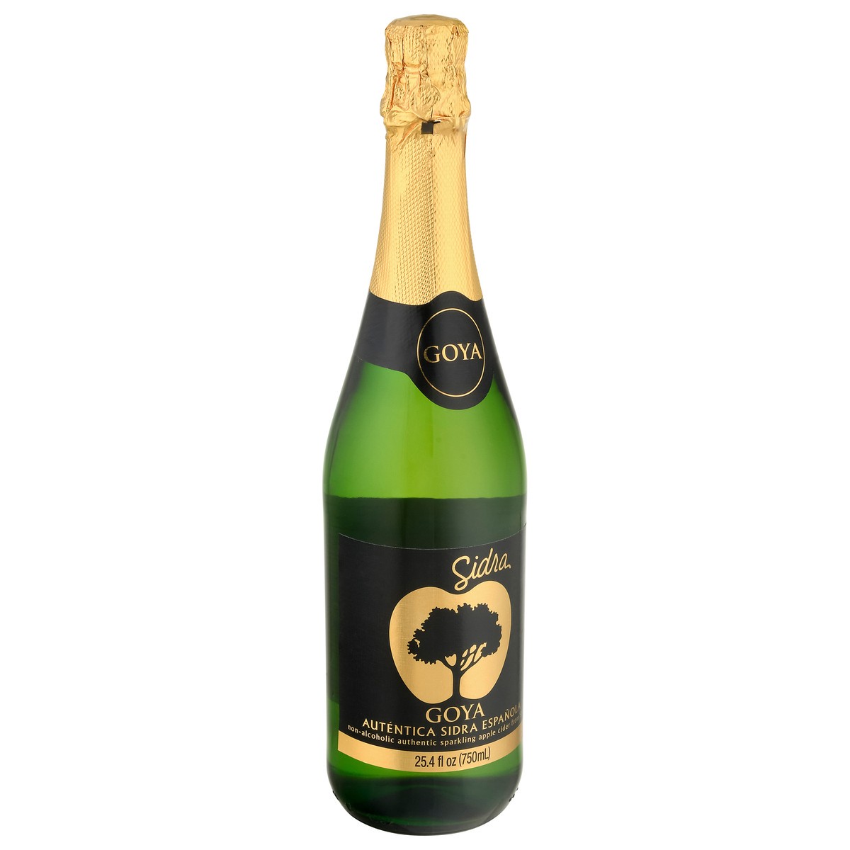 slide 2 of 4, Goya Non-Alcoholic Authentic Sparkling Apple Cider 25.4 fl oz, 25.4 fl oz