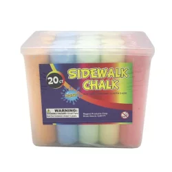 Regent Sidewalk Chalk Bucket with Handle - Assorted Colors