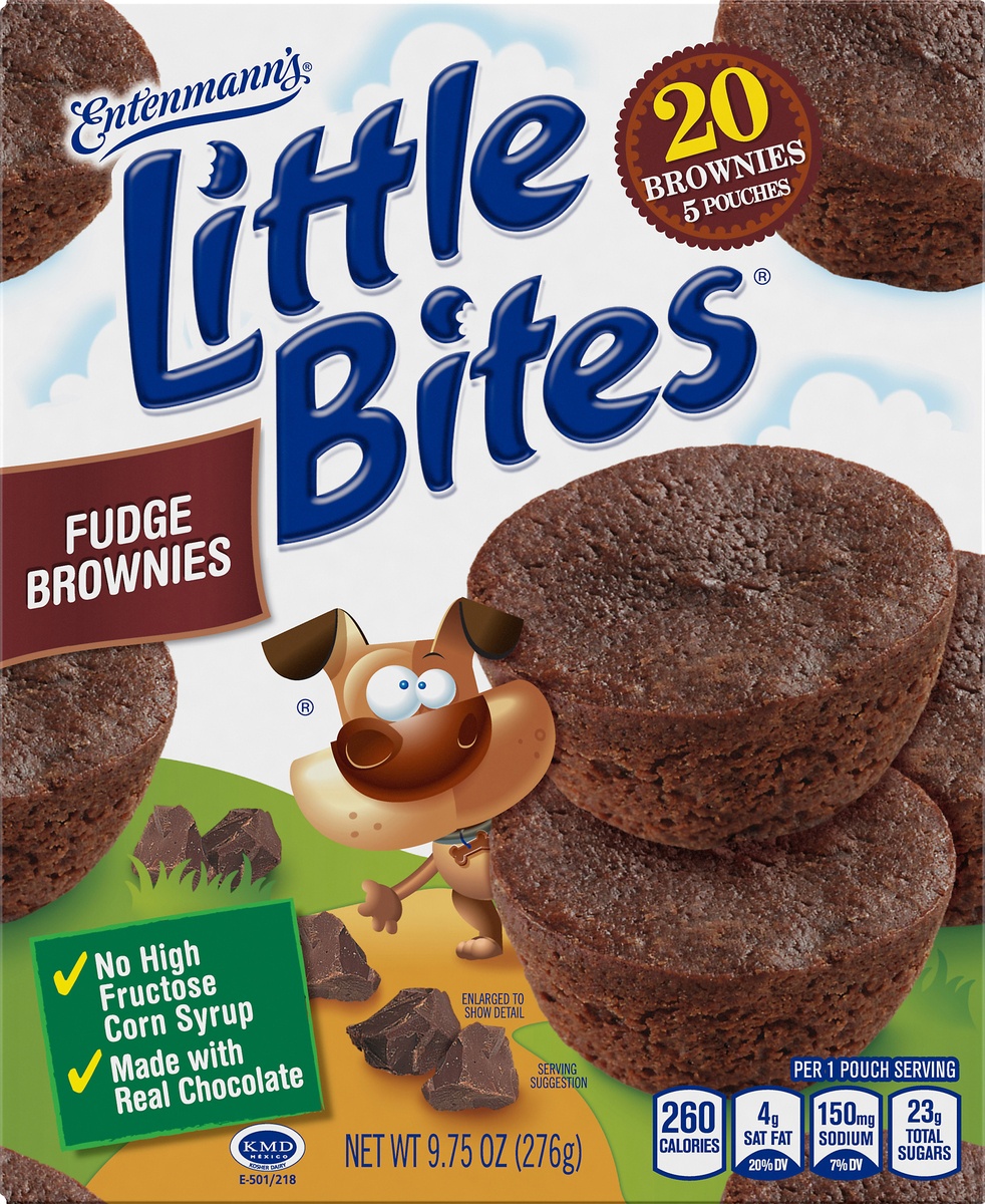 slide 5 of 6, Entenmann’s Little Bites Fudge Brownies, 5 pk; 4 ct