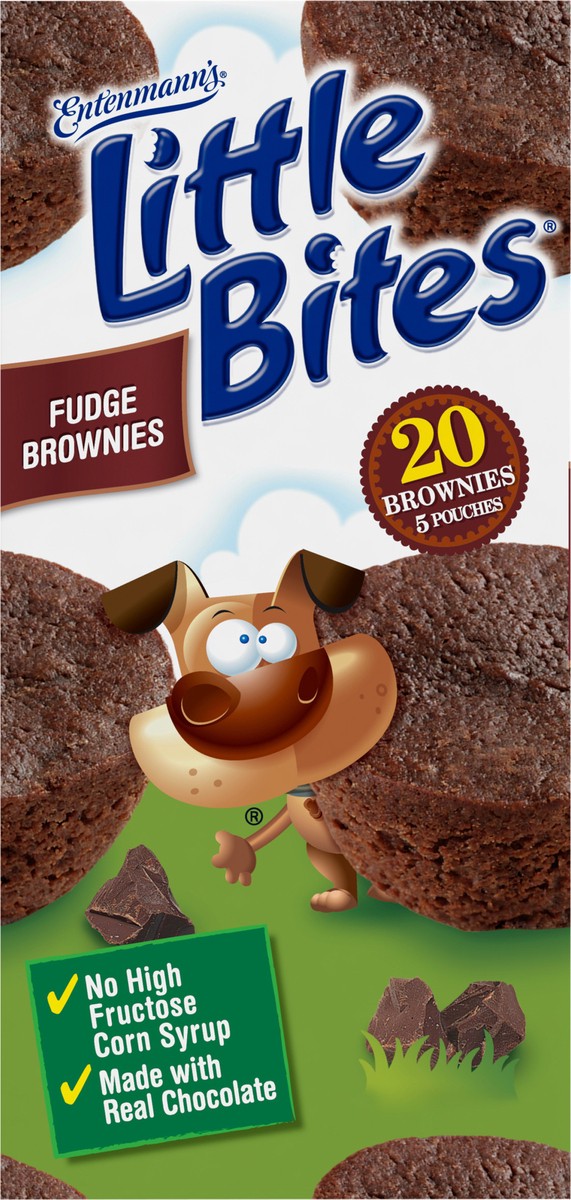 slide 5 of 8, Entenmann's Little Bites Chocolate Fudge Mini Brownies, 5 packs, 9.75 oz, 9.75 oz