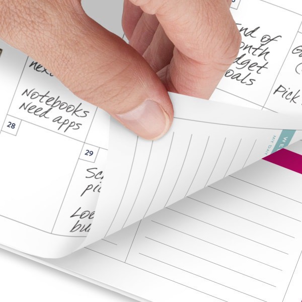 slide 2 of 10, At-A-Glance Simplified by Emily Ley for AT-A-GLANCE® 2026 Weekly Monthly Planner, English Garden, Small, 5 1/2"" x 8 1/2"", 1 ct