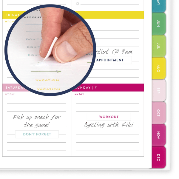 slide 10 of 10, At-A-Glance Simplified by Emily Ley for AT-A-GLANCE® 2026 Weekly Monthly Planner, English Garden, Small, 5 1/2"" x 8 1/2"", 1 ct