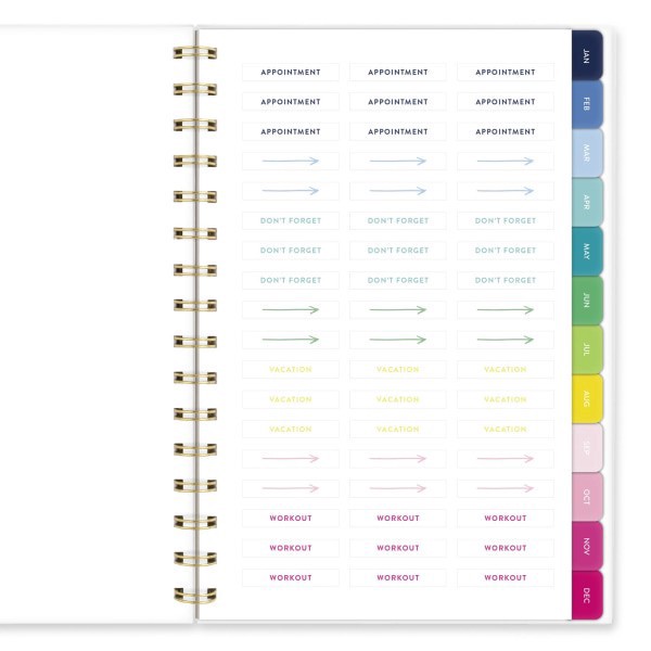 slide 9 of 10, At-A-Glance Simplified by Emily Ley for AT-A-GLANCE® 2026 Weekly Monthly Planner, English Garden, Small, 5 1/2"" x 8 1/2"", 1 ct