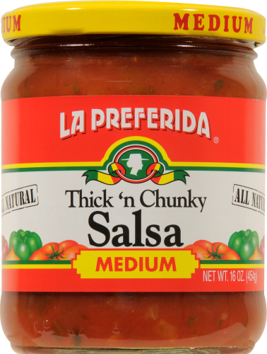 slide 1 of 2, La Preferida Thk/Chnky Med Picante Sauce, 16 oz