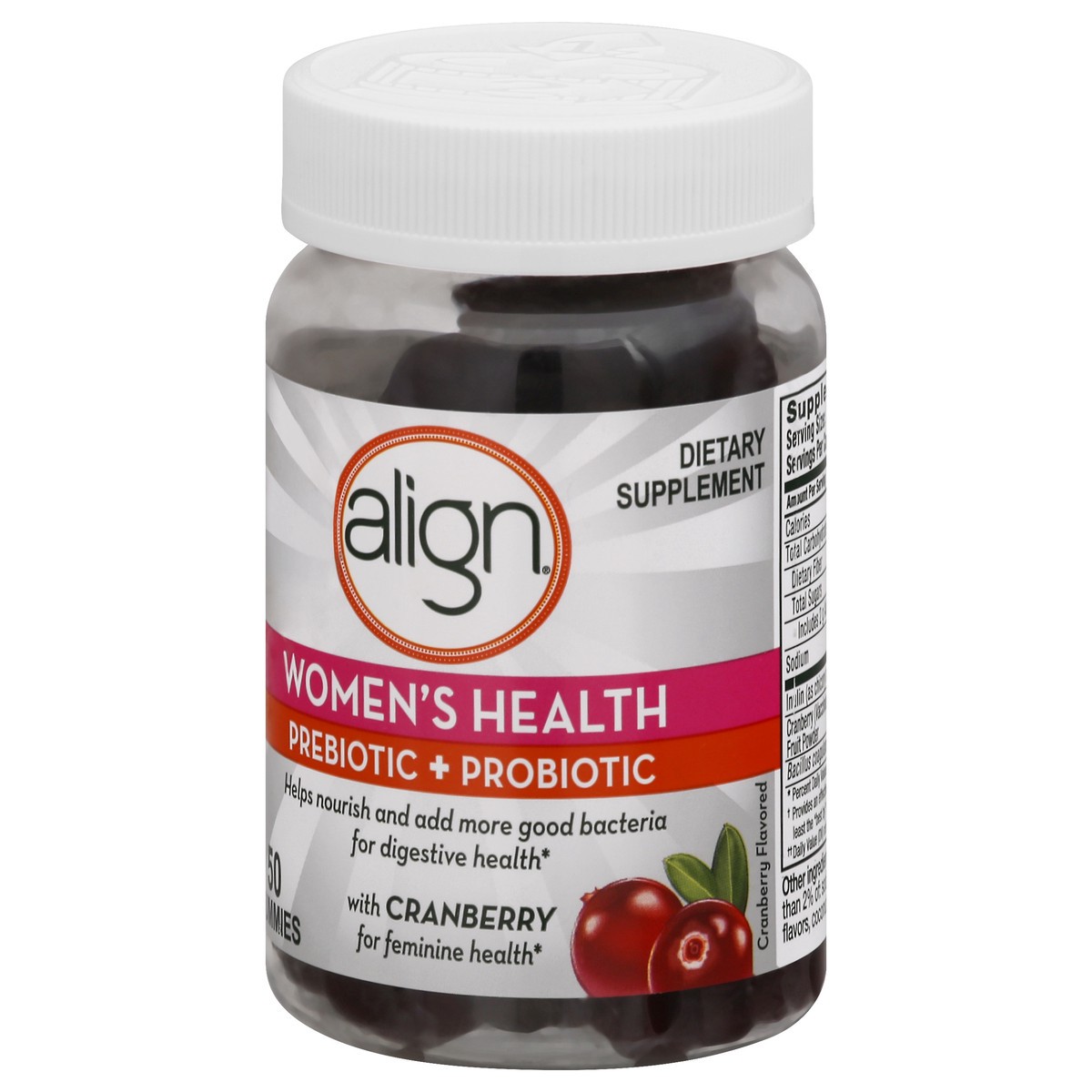 slide 10 of 12, ALIGN CAPSULES Pre+Probiotic Women Gummies, 50 ct