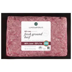 Lunds & Byerlys 80%/20% Premium Fresh Ground Beef 24 oz