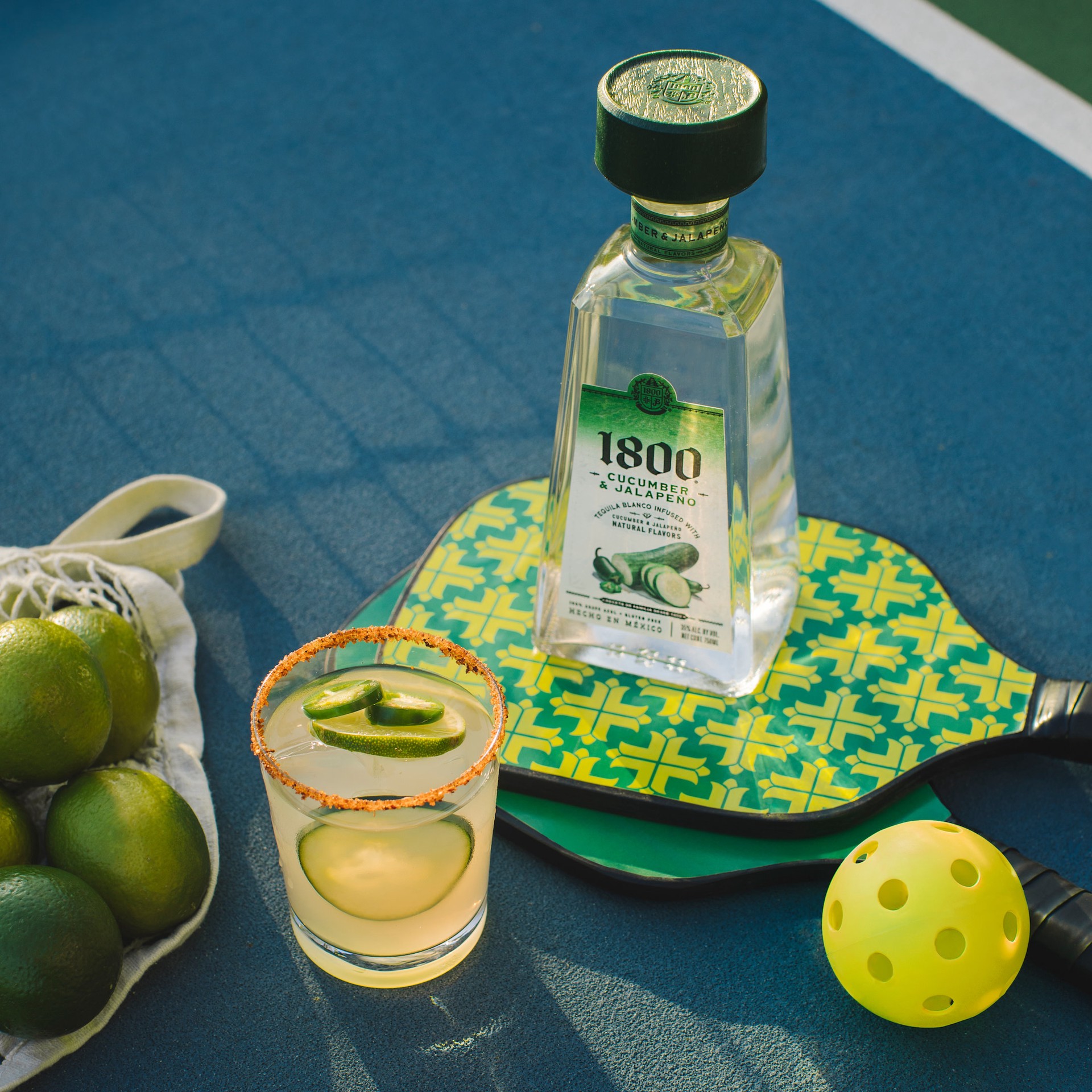 slide 9 of 10, 1800 Cucumber & Jalapeno Tequila 750 ml, 750 ml