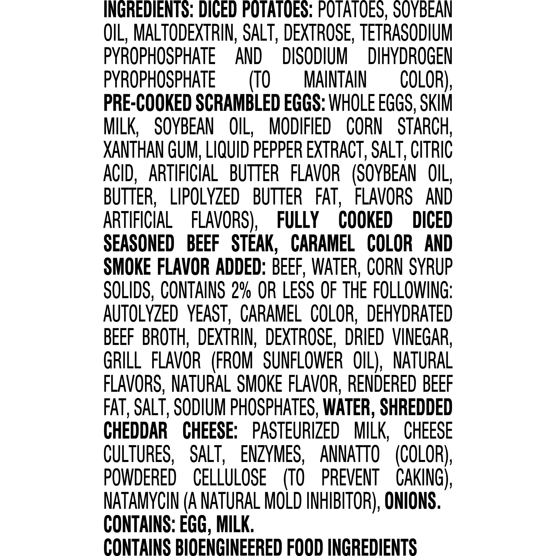 slide 6 of 10, Jimmy Dean Breakfast Bow, Steak, Frozen, 7 oz Bowl, 198.45 g