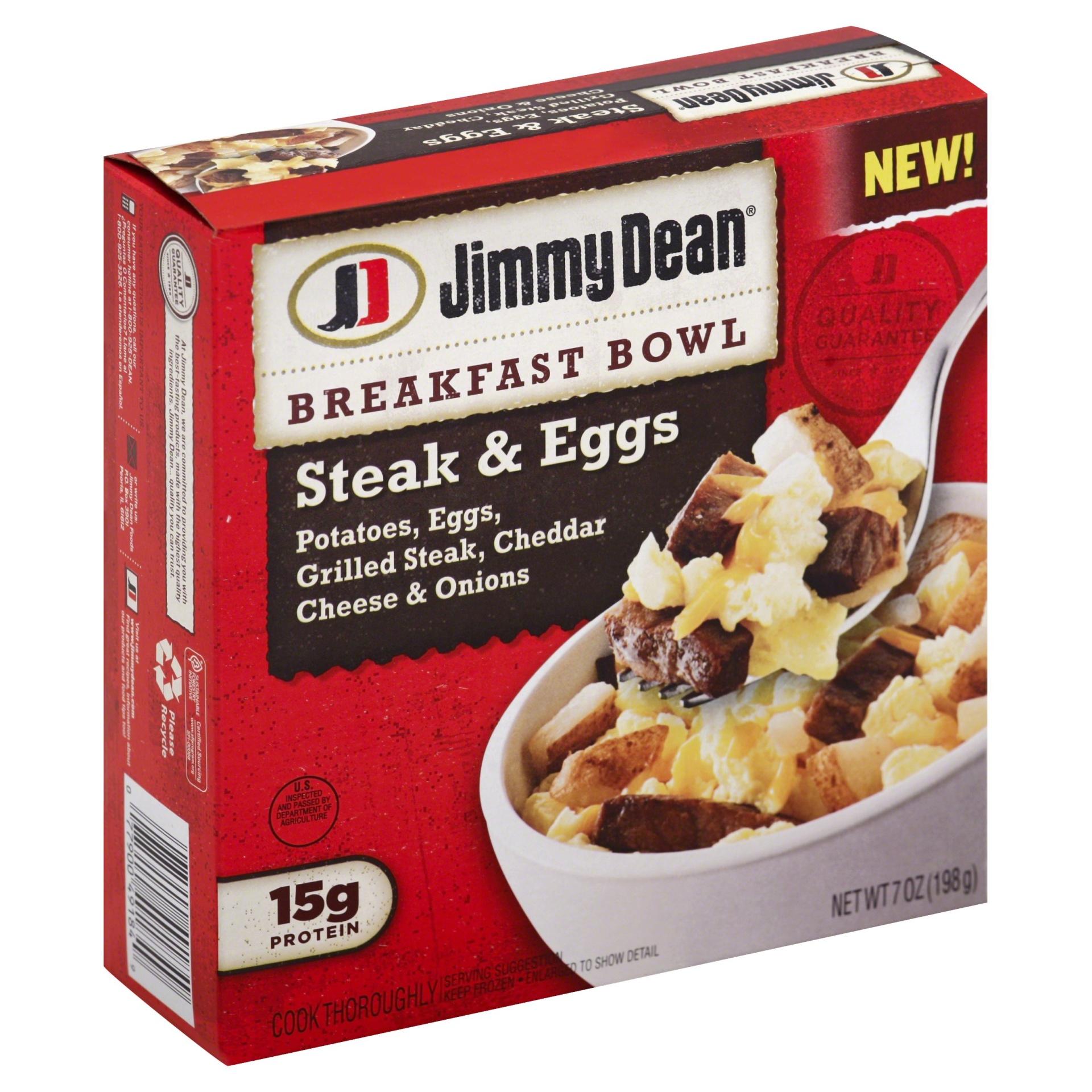 Jimmy Dean Steak Eggs Breakfast Bowl 7 Oz 