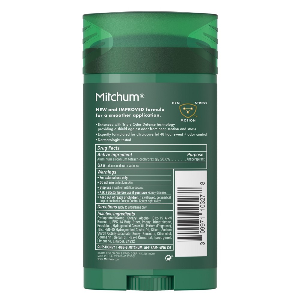 slide 4 of 5, Mitchum Advanced Control Anti-Perspirant Deodorant - Clean Control, 2.7 oz