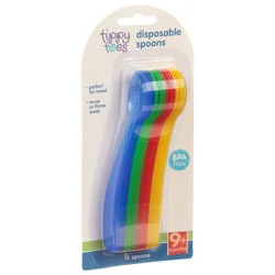 Tippy Toes 9+ Months Disposable Spoons 12 Each