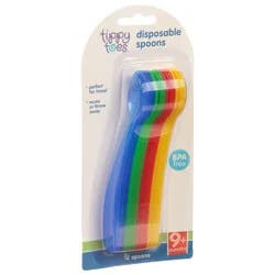 Tippy Toes 9+ Months Disposable Spoons 12 Each