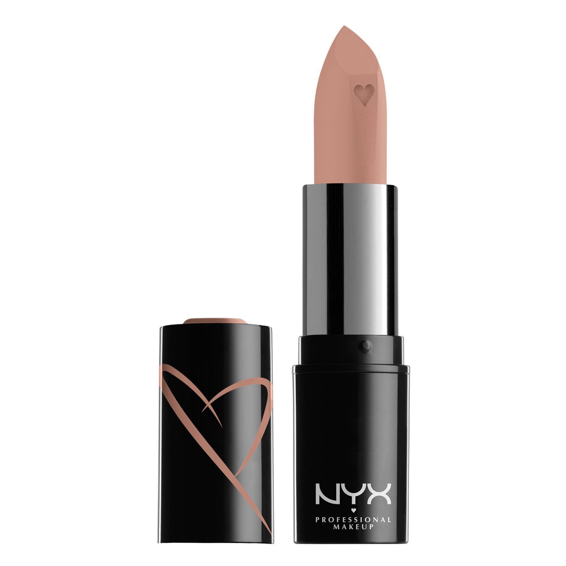 slide 1 of 4, NYX Professional Makeup Shout Loud Satin Lipstick A La Mode - 0.12oz, 1.28 oz