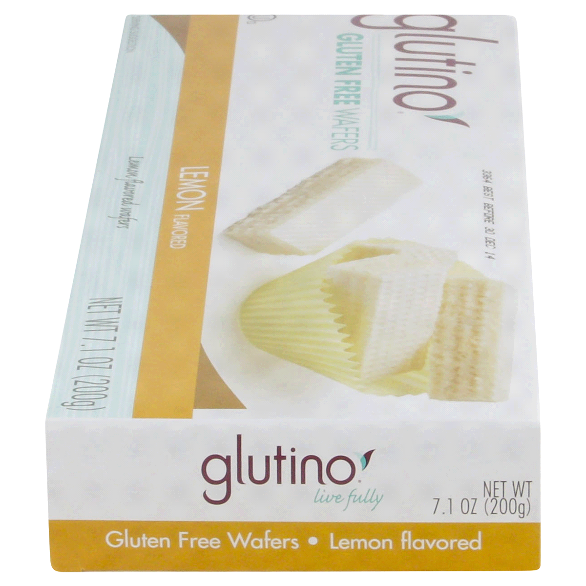 slide 5 of 5, Glutino Gluten Free Lemon Flavored Wafers, 7.1 oz