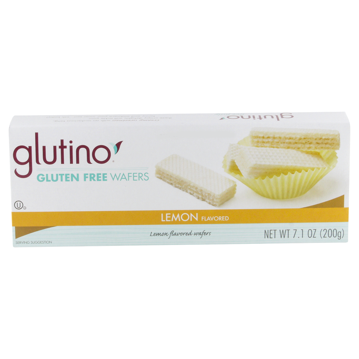 slide 1 of 5, Glutino Gluten Free Lemon Flavored Wafers, 7.1 oz