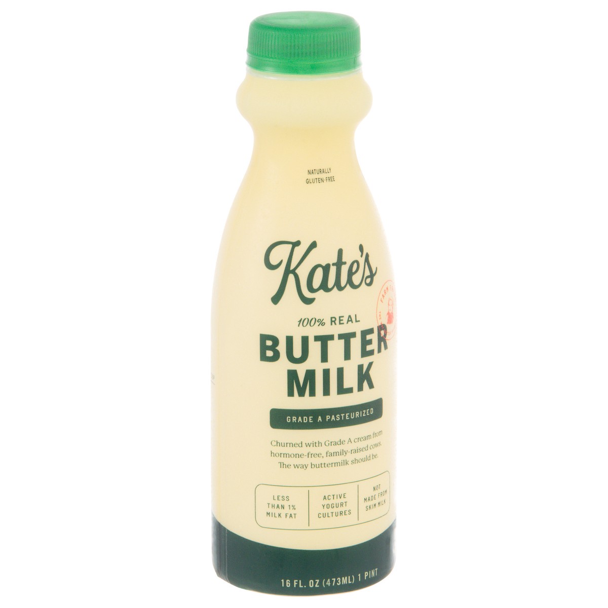 slide 3 of 12, Kate's 100% Real Gluten-Free Butter Milk 16 fl oz, 16 fl oz