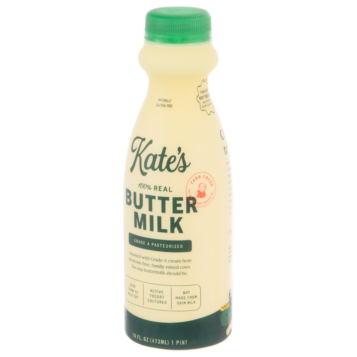 slide 5 of 12, Kate's 100% Real Gluten-Free Butter Milk 16 fl oz, 16 fl oz