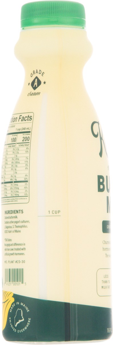 slide 10 of 12, Kate's 100% Real Gluten-Free Butter Milk 16 fl oz, 16 fl oz