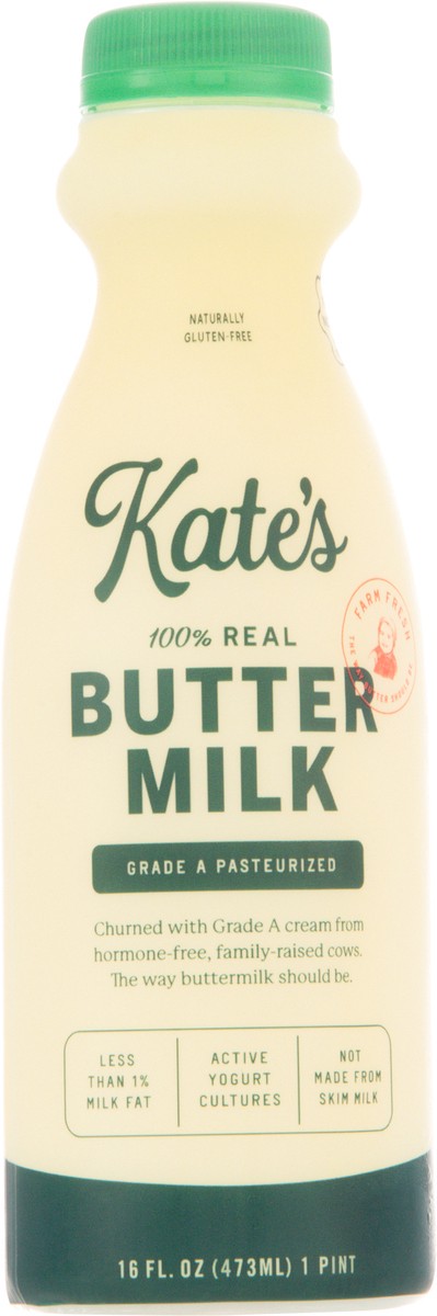 slide 2 of 12, Kate's 100% Real Gluten-Free Butter Milk 16 fl oz, 16 fl oz