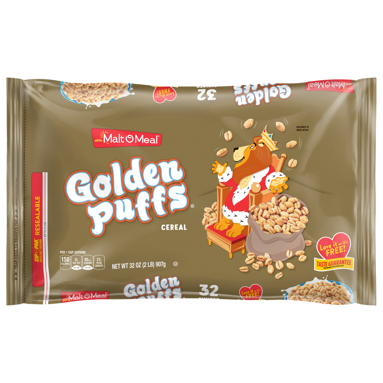 slide 1 of 3, 1/32 Golden Puffs, 32 oz