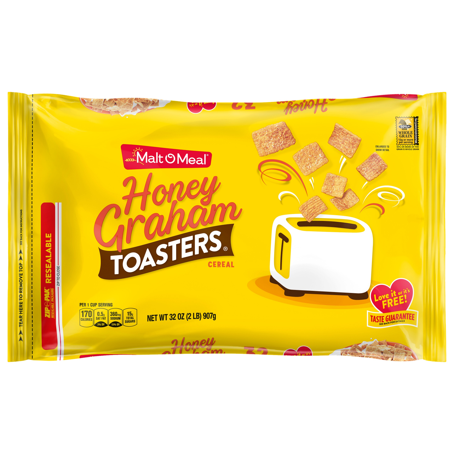 slide 1 of 3, 1/32 Honey Graham Toasters, 32 oz