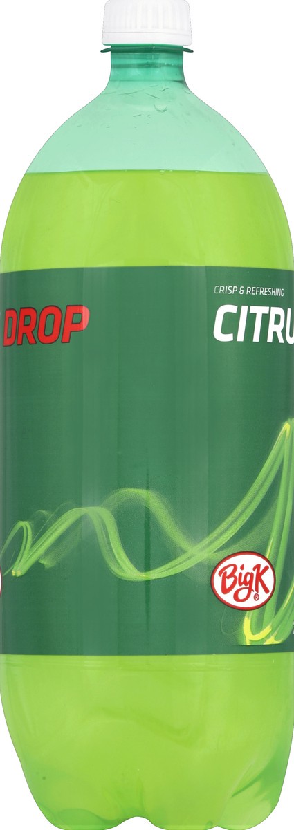 slide 2 of 4, Big K Citrus Drop Soda- 2 liter, 2 liter