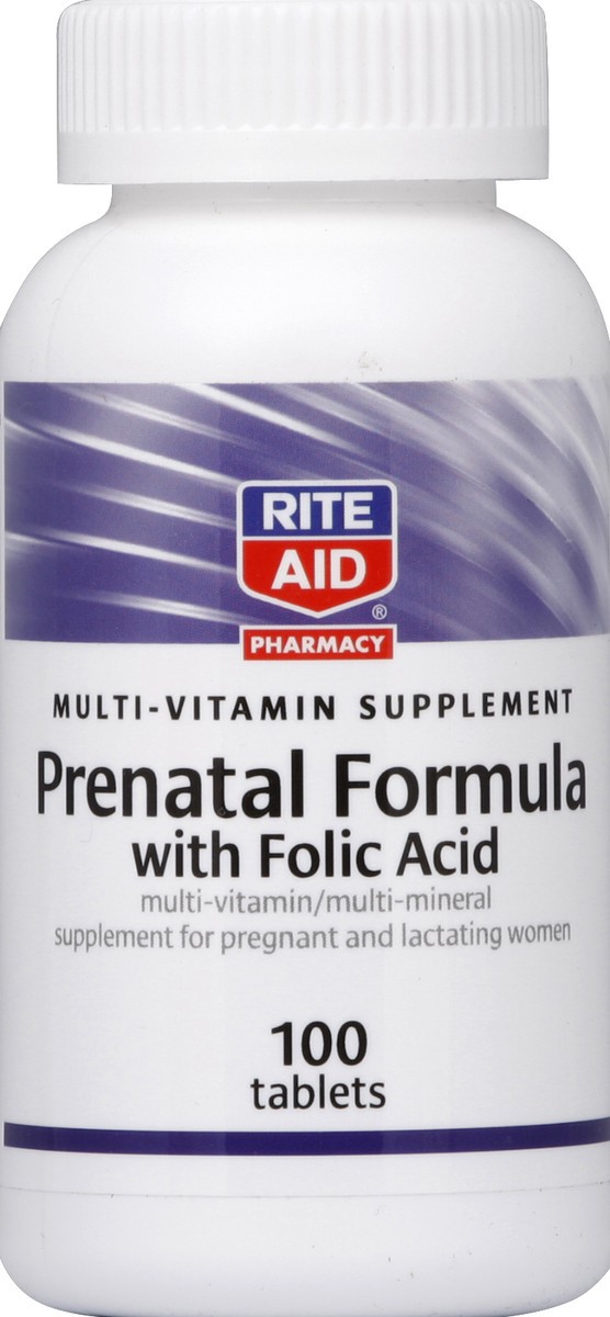 slide 2 of 3, Rite Aid Ra Prenatal, 100 ct