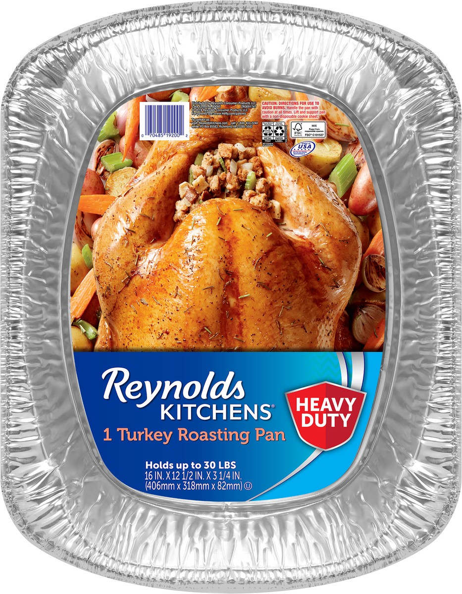 slide 5 of 7, Hefty E-Z Foil Super Roaster, 16 in x 12.5 in x 3.25 in