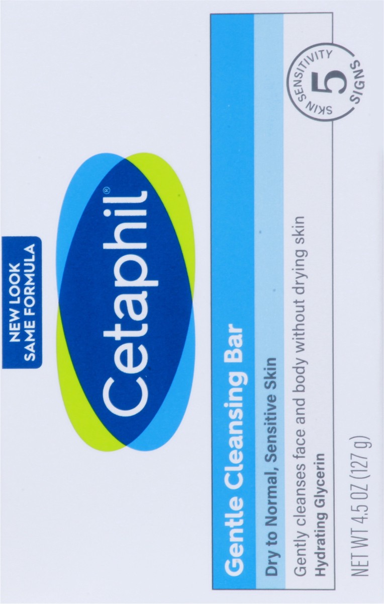 slide 4 of 9, Cetaphil Gentle Cleansing Bar, 4.5 oz, 4.5 oz