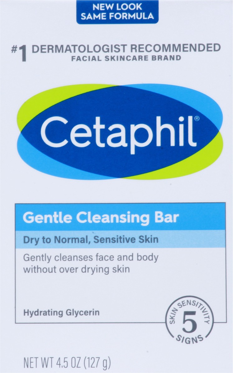 slide 3 of 9, Cetaphil Gentle Cleansing Bar, 4.5 oz, 4.5 oz