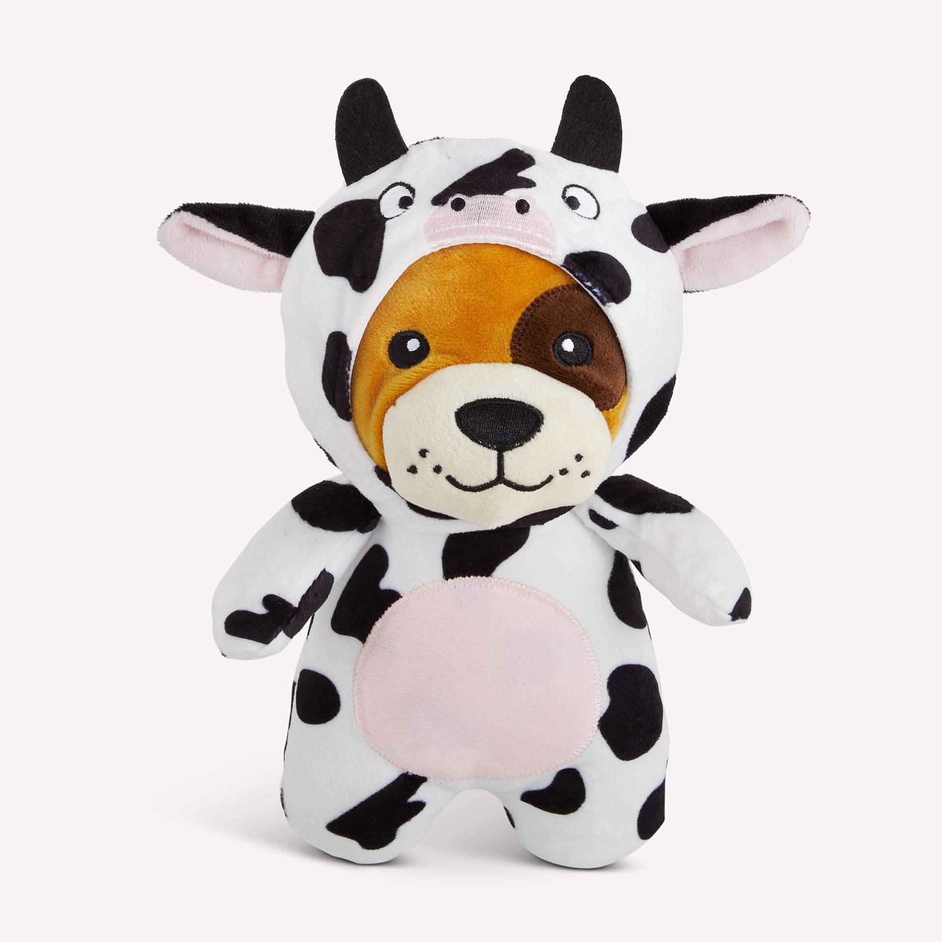 slide 1 of 1, Joyhound Crazy Comfy Plush Cow Dog Toy - Squeaker, LG