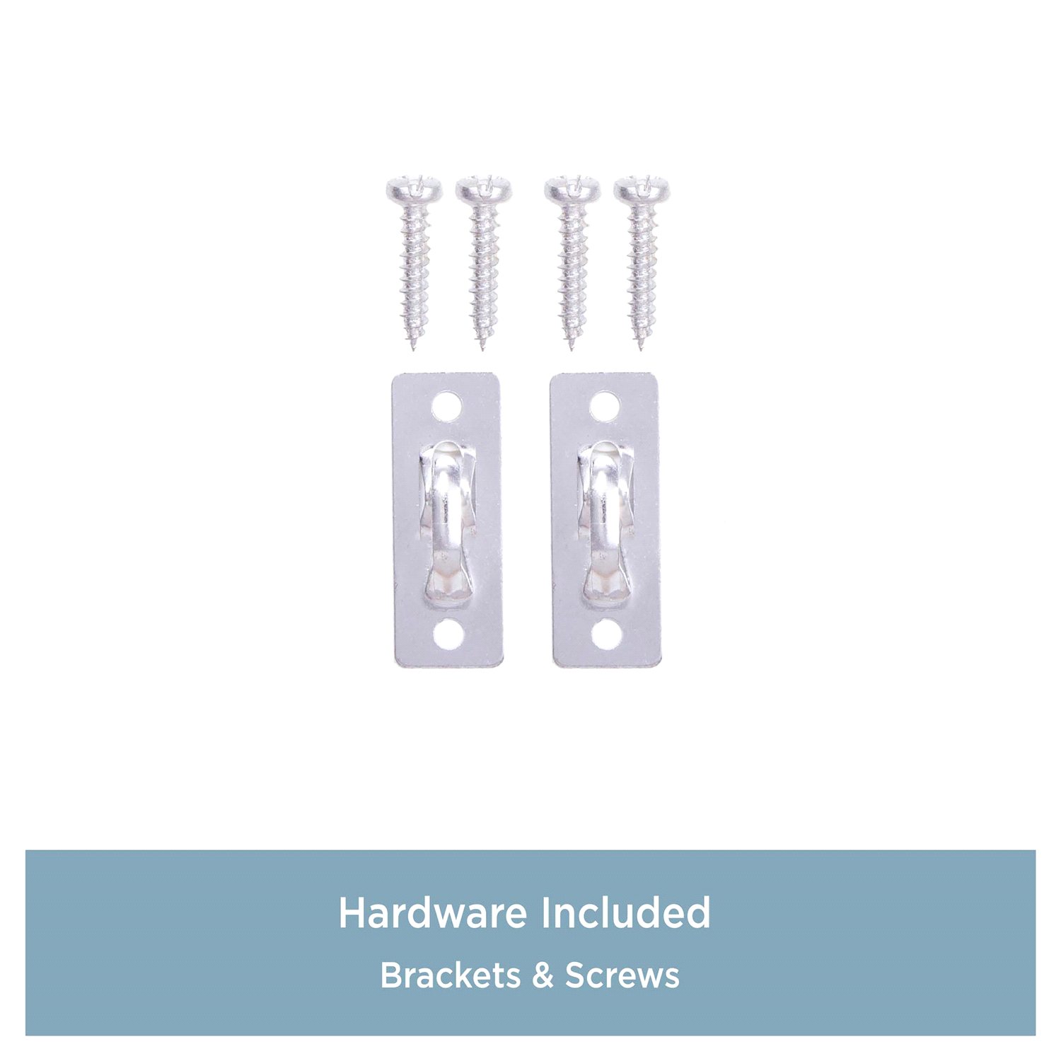 slide 3 of 4, Kenney 5/16" Swivel Sash Curtain Rod, 21-38", 1/4" Clearance, White, 21 ct