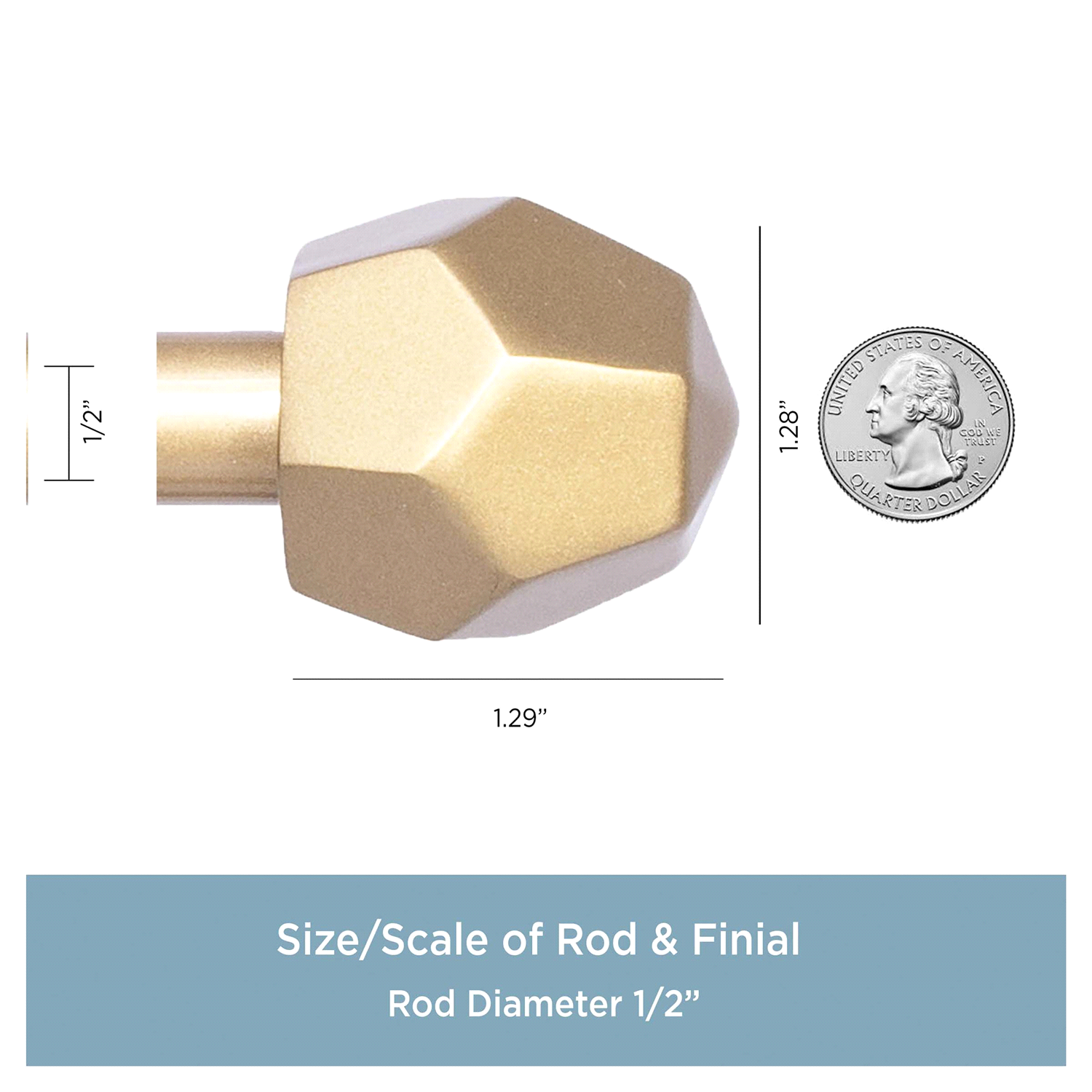 slide 2 of 4, Kenney Home Decorative Rod Set 1 ea, 1 ct