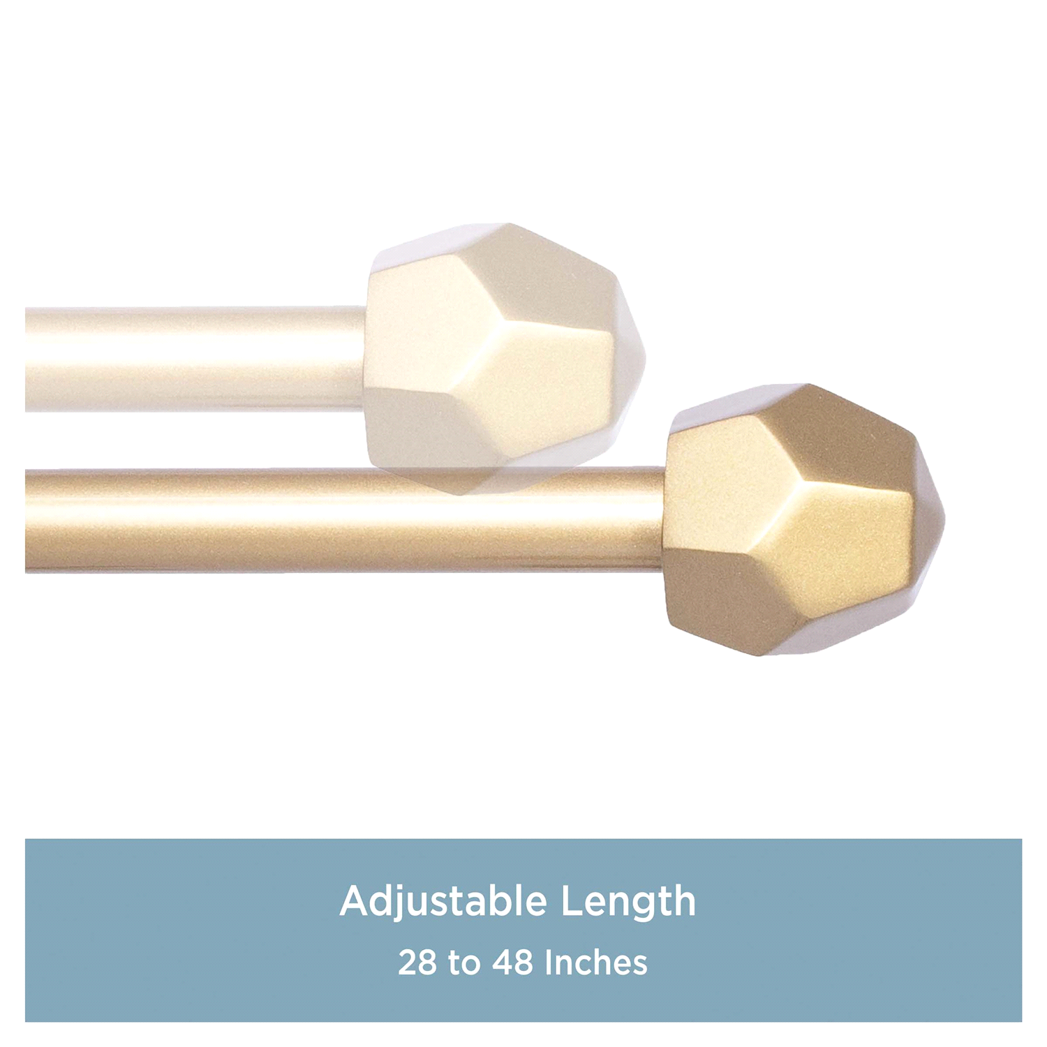 slide 3 of 4, Kenney Home Decorative Rod Set 1 ea, 1 ct
