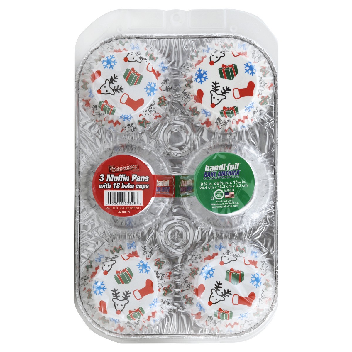 slide 2 of 5, Handi Foil Muffin Pans 3 ea, 3 ct