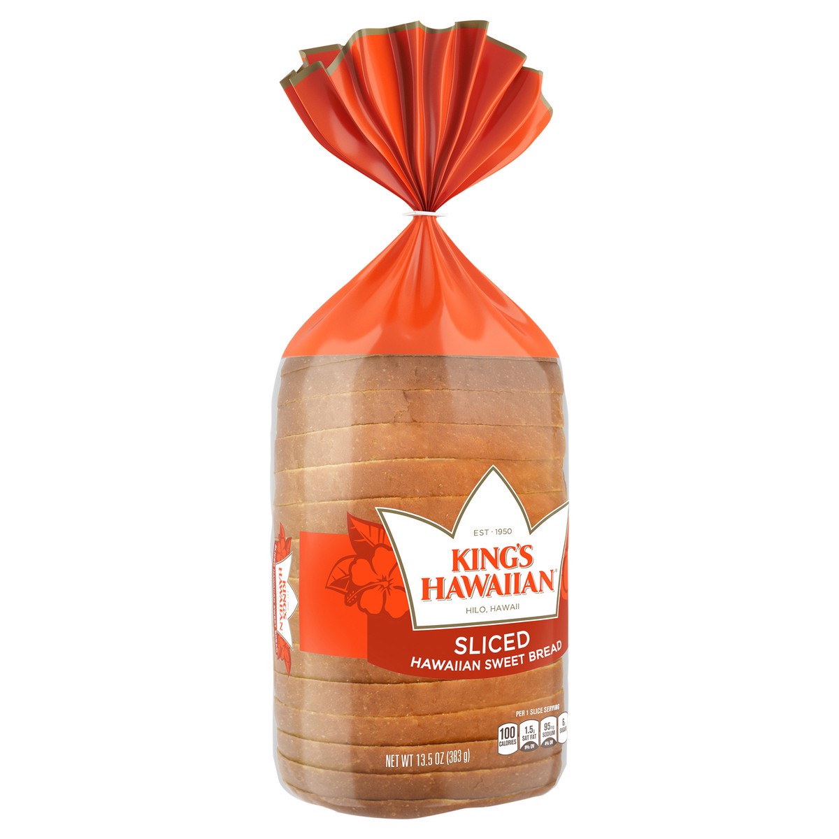 slide 8 of 11, King's Hawaiian Original Hawaiian Sweet Sliced Bread, 13.5 oz