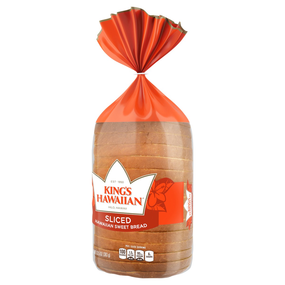 slide 7 of 11, King's Hawaiian Original Hawaiian Sweet Sliced Bread, 13.5 oz