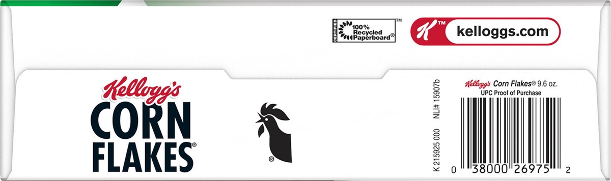 slide 6 of 8, Kellogg's Corn Flakes Original Breakfast Cereal, 9.6 oz