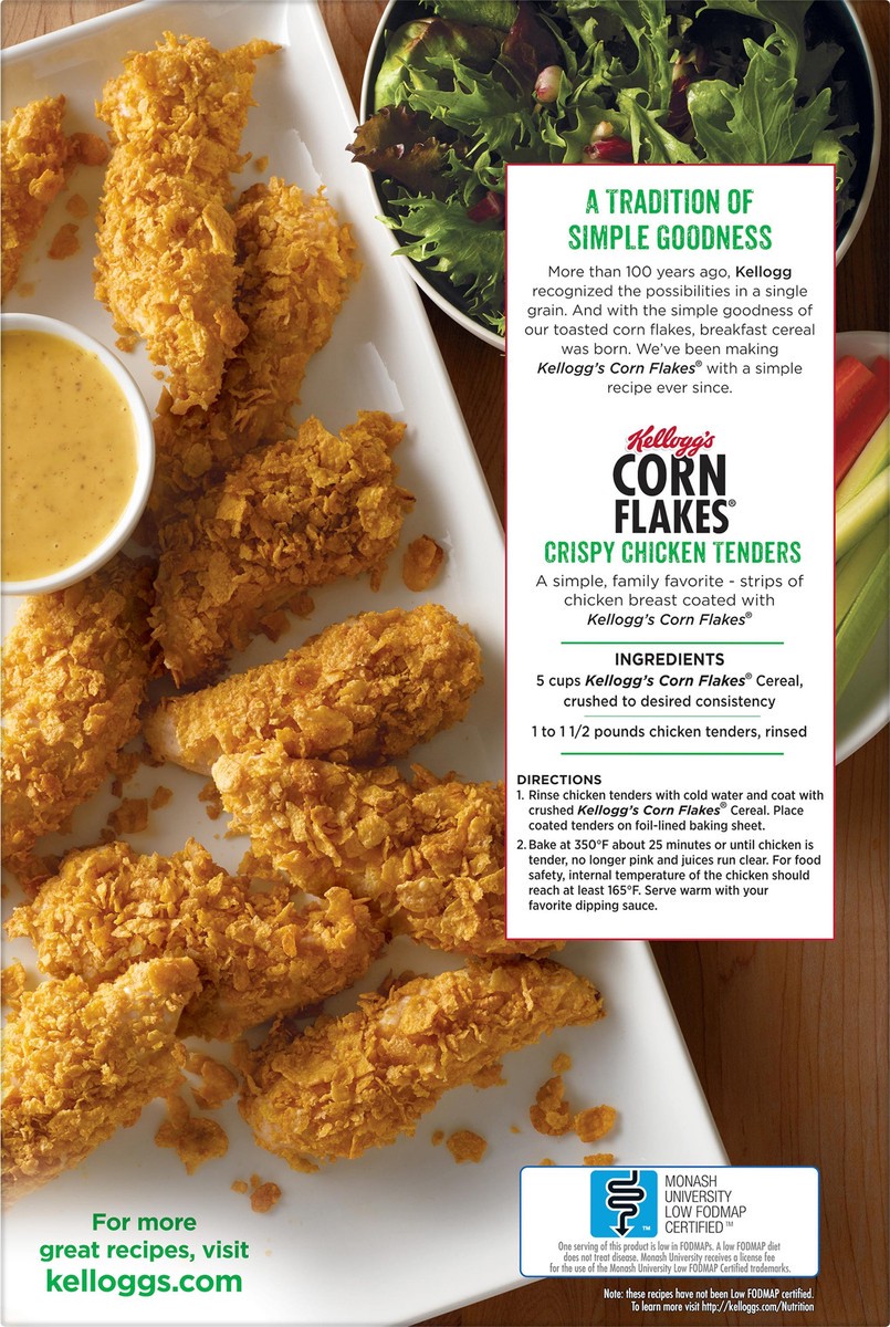 slide 8 of 8, Kellogg's Corn Flakes Original Breakfast Cereal, 9.6 oz