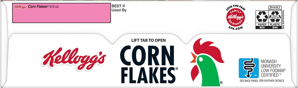 slide 3 of 8, Kellogg's Corn Flakes Original Breakfast Cereal, 9.6 oz