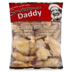 Smokehouse Uncooked, Ice Glazed Iqf Chicken Wings Portions