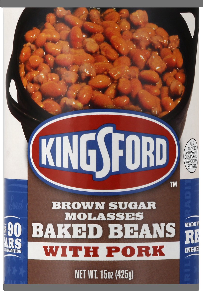 slide 8 of 11, Kingsford Baked Beans With Pork, 15 oz