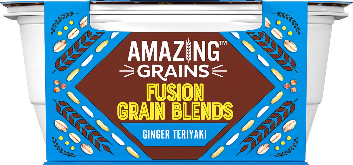 slide 11 of 13, Amazing Grains Ginger Teriyaki Fusion Grain Blend, 3.85 oz Bowl, 109 g