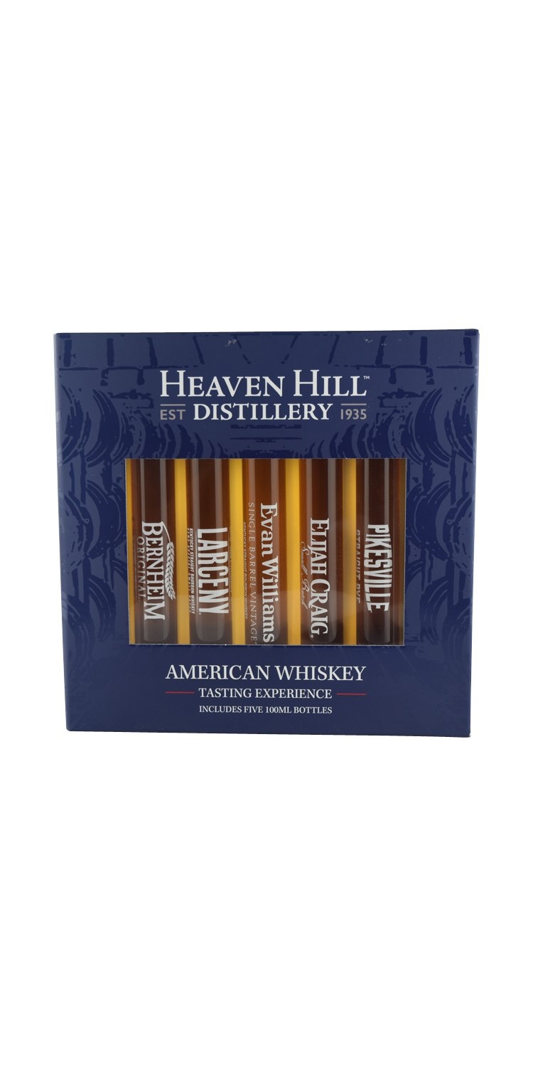 slide 1 of 1, Heaven Hill Asst Whiskey 5()Tasting, set; 100 ml
