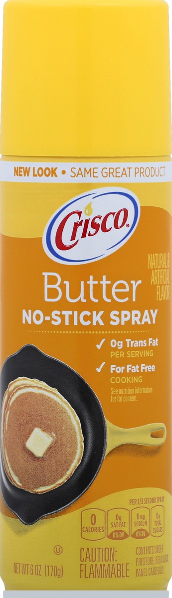 slide 4 of 7, Crisco No-Stick Spray 6 oz, 6 oz