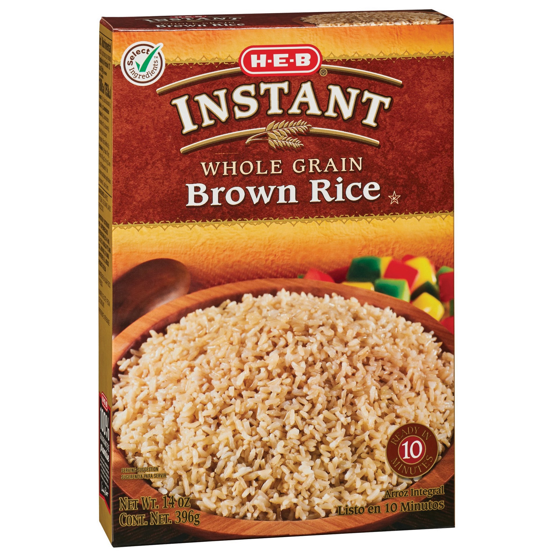 slide 1 of 1, H-B Instant Whole Grain Brown Rice - 14 oz, 14 oz