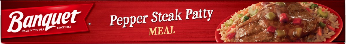 slide 11 of 11, Banquet Frozen Meal, Pepper Steak, 10 Ounce, 10 oz